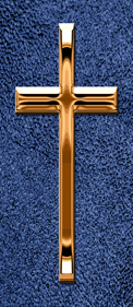 Copper Single Cross Shimmer Blue
